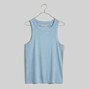 Madewell Brightside Rib Cutaway Tank